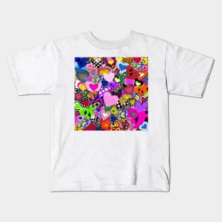 Canasta Hearts Kids T-Shirt